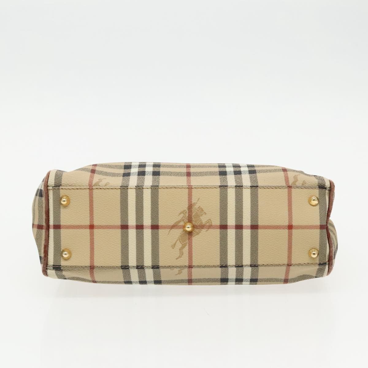 Burberry Nova Check Beige Canvas Handbag (Pre-Owned) Size ONE SIZE - 8 Thumbnail