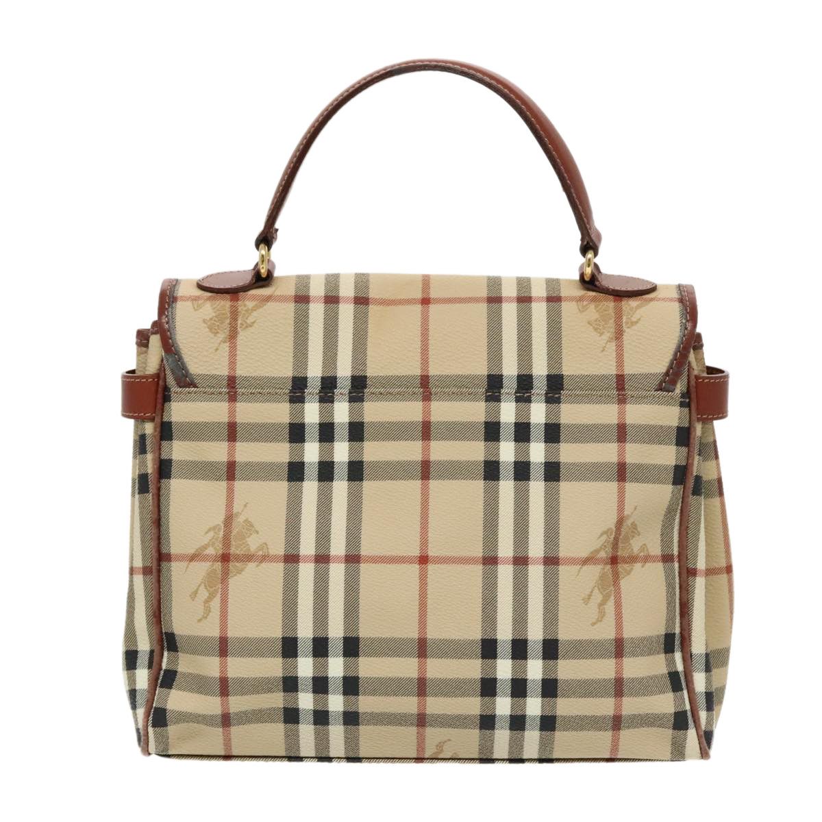 Burberry Nova Check Beige Canvas Handbag (Pre-Owned) Size ONE SIZE - 2 Thumbnail