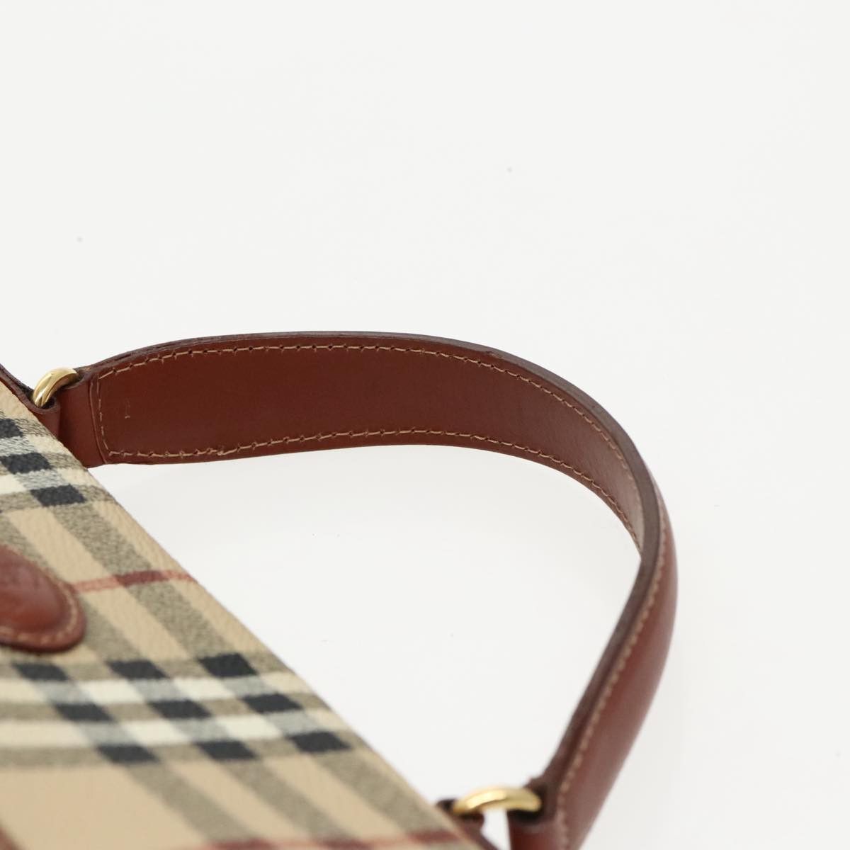 Burberry Nova Check Beige Canvas Handbag (Pre-Owned) Size ONE SIZE - 7 Thumbnail