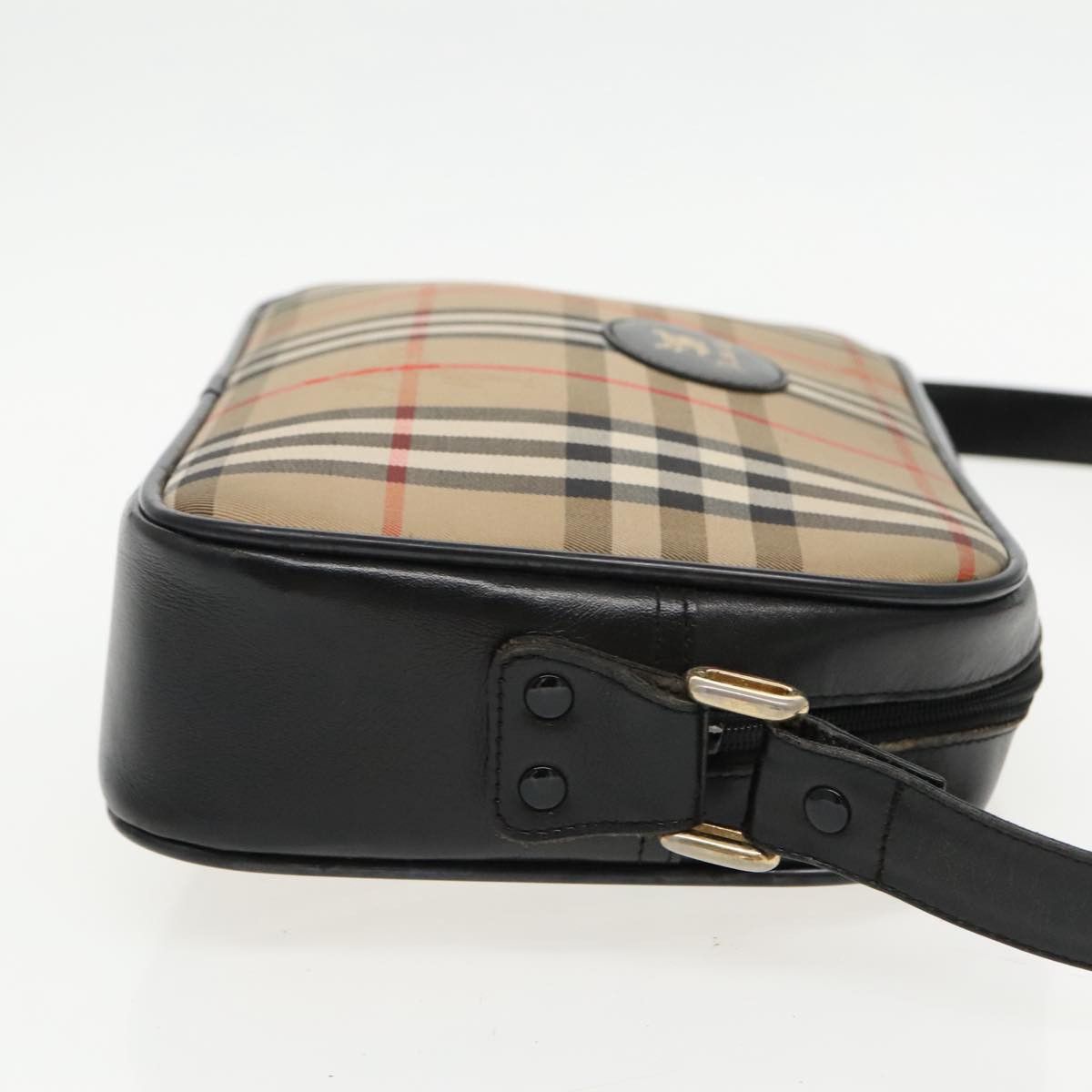 Burberry Nova Check Brown Canvas Shoulder Bag (Pre-Owned) Size ONE SIZE - 3 Thumbnail