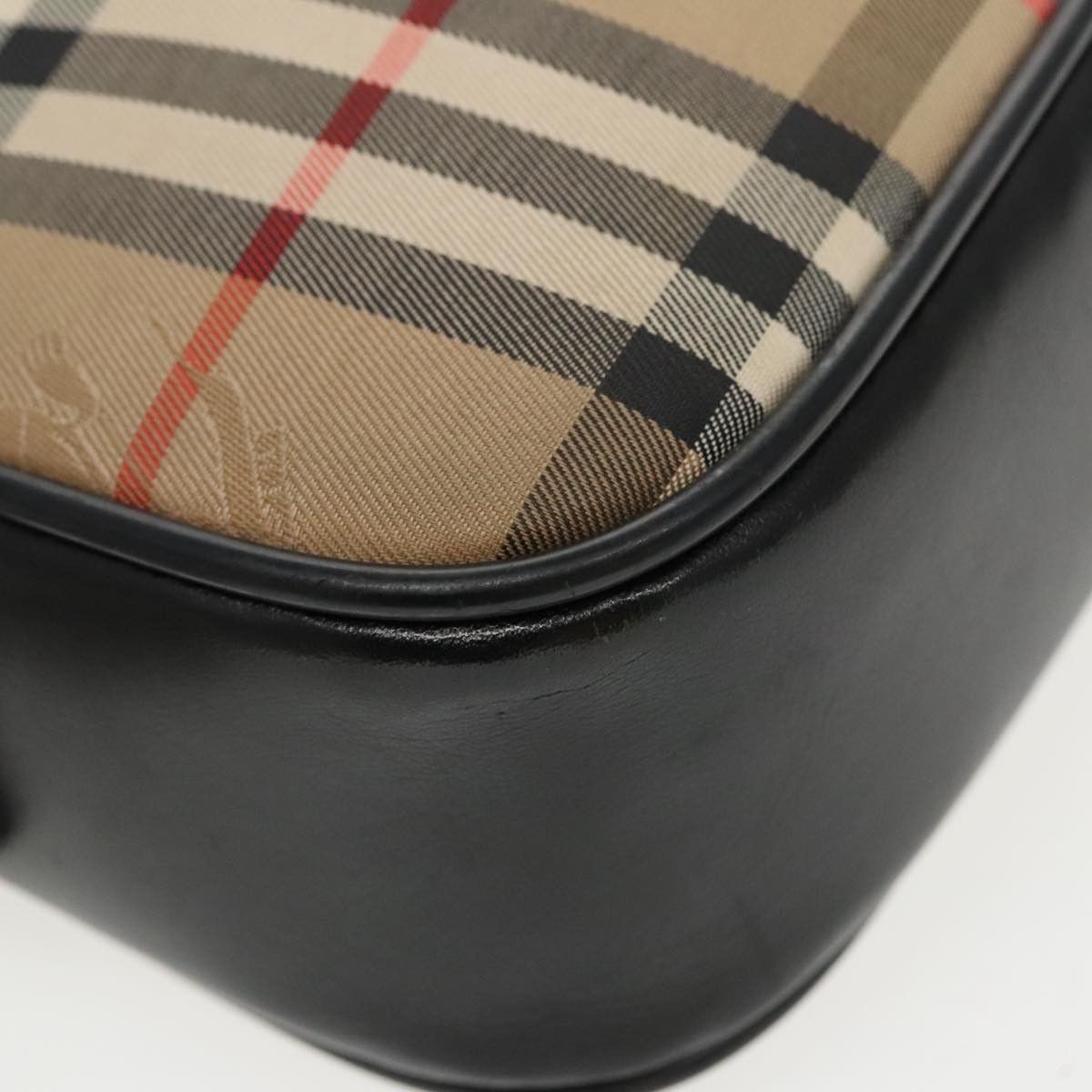 Burberry Nova Check Brown Canvas Shoulder Bag (Pre-Owned) Size ONE SIZE - 9 Thumbnail