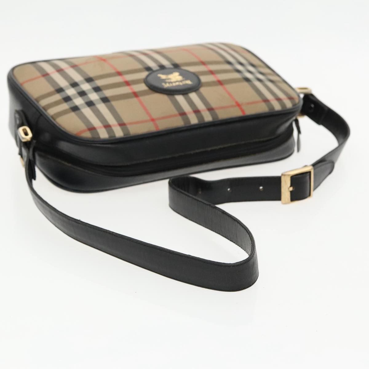 Burberry Nova Check Brown Canvas Shoulder Bag (Pre-Owned) Size ONE SIZE - 5 Thumbnail