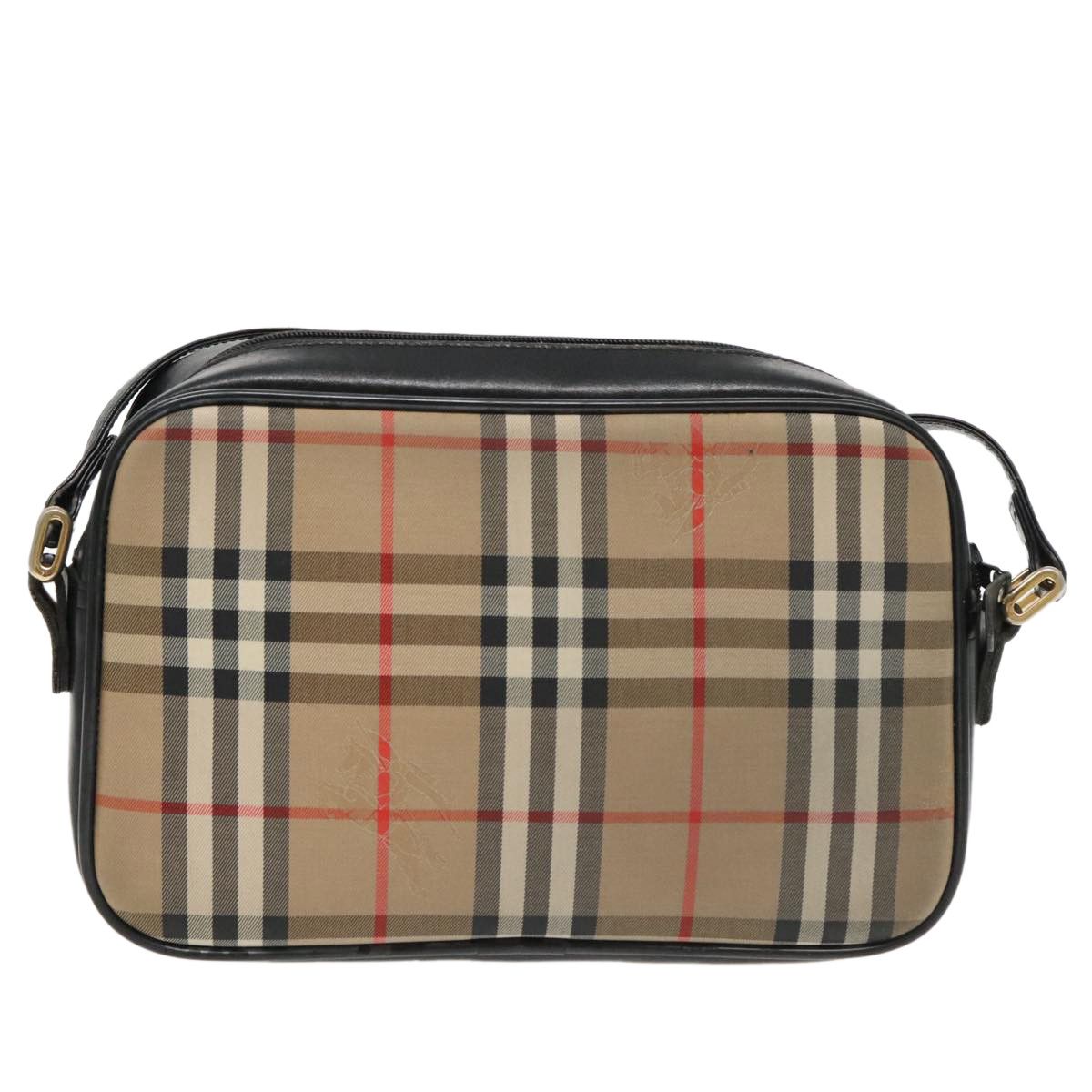 Burberry Nova Check Brown Canvas Shoulder Bag (Pre-Owned) Size ONE SIZE - 2 Thumbnail