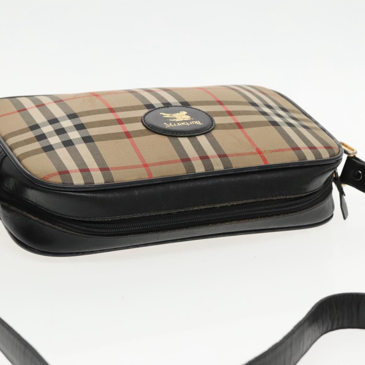 Burberry Nova Check Brown Canvas Shoulder Bag (Pre-Owned) Size ONE SIZE - 14 Thumbnail