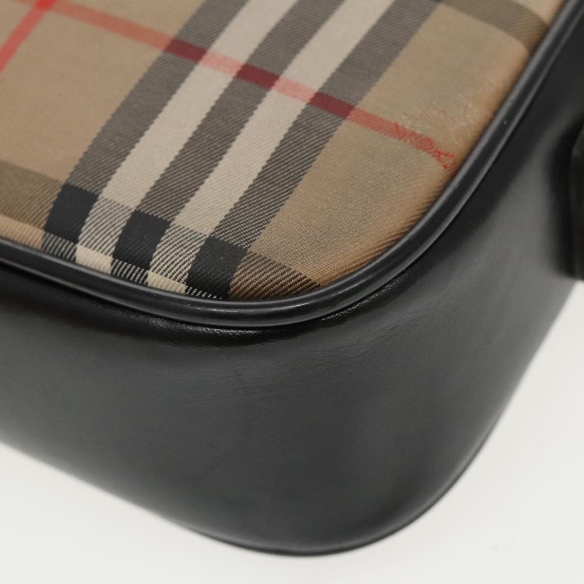 Burberry Nova Check Brown Canvas Shoulder Bag (Pre-Owned) Size ONE SIZE - 7 Thumbnail