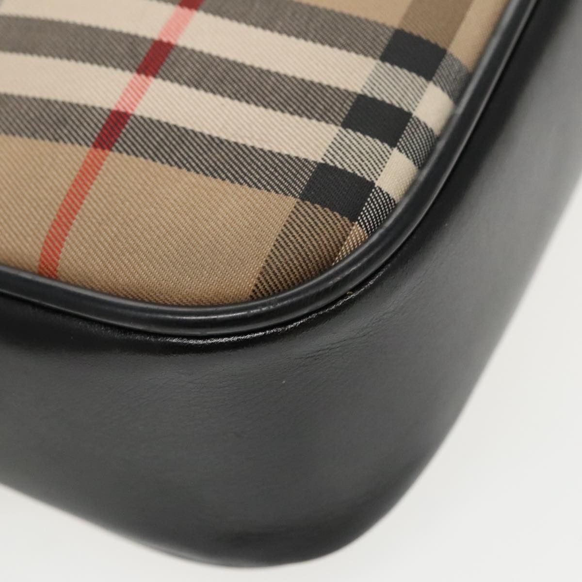 Burberry Nova Check Brown Canvas Shoulder Bag (Pre-Owned) Size ONE SIZE - 8 Thumbnail