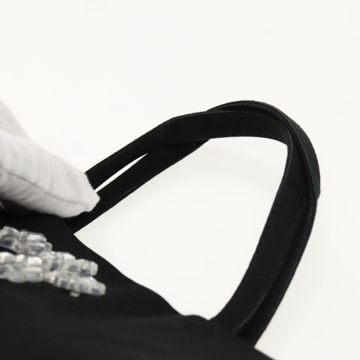 Prada Black Synthetic Handbag (Pre-Owned) Size ONE SIZE - 18 Thumbnail