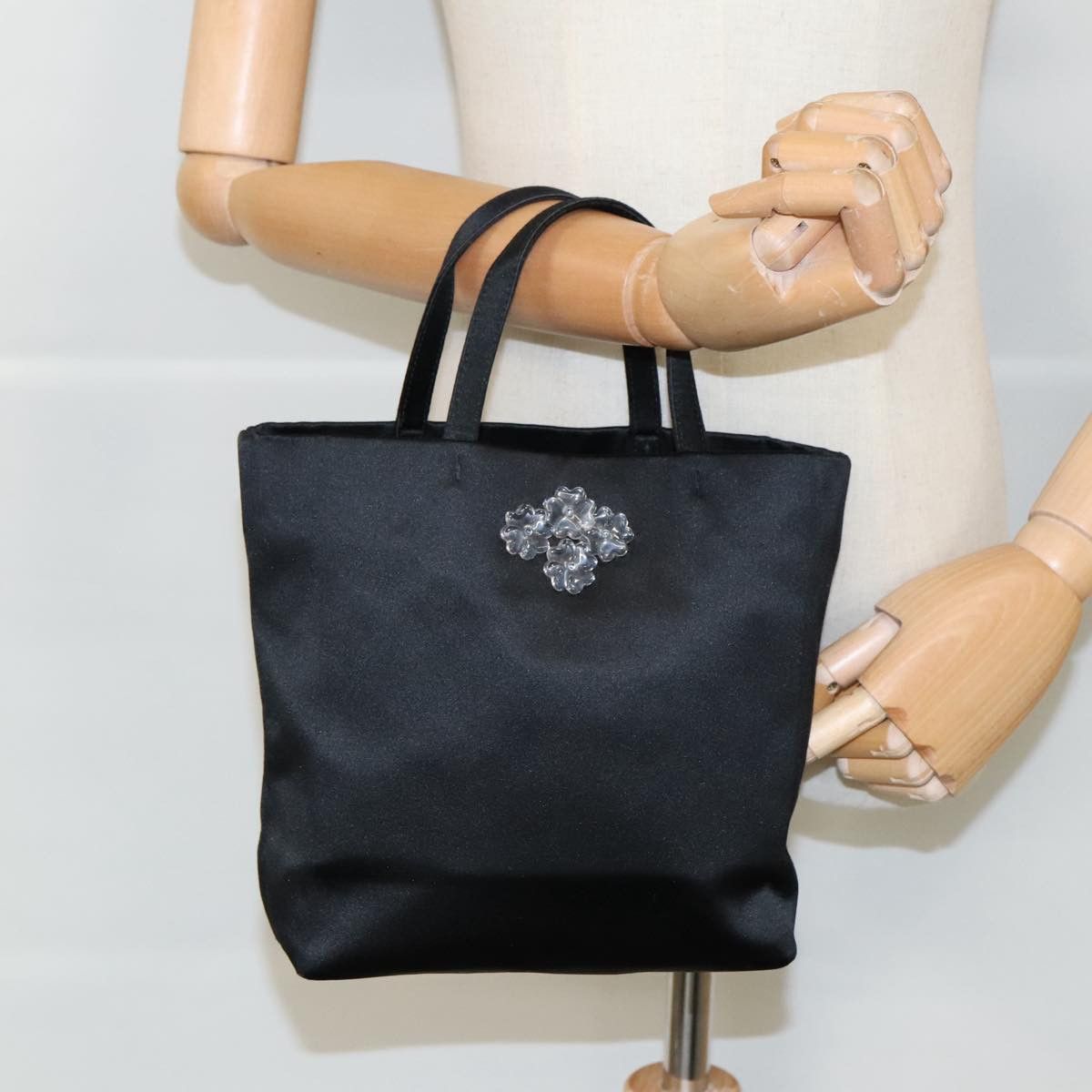 Prada Black Synthetic Handbag (Pre-Owned) Size ONE SIZE - 13 Thumbnail