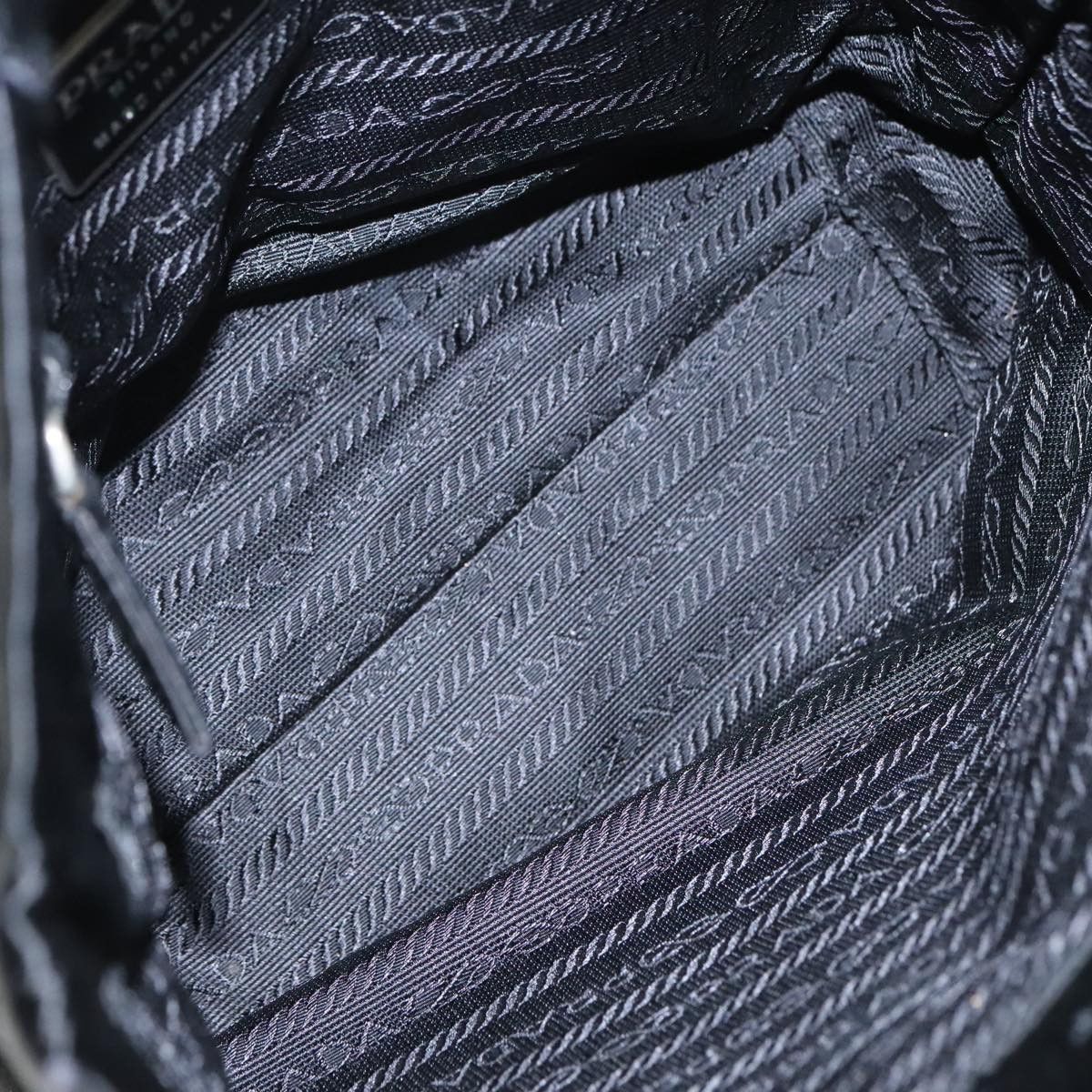 Prada Black Synthetic Handbag (Pre-Owned) Size ONE SIZE - 10 Thumbnail