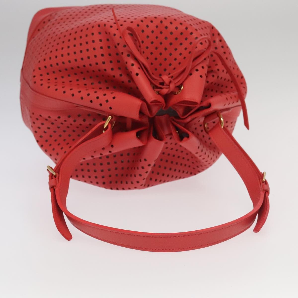 Louis Vuitton Noe Red Leather Shoulder Bag (Pre-Owned) Size ONE SIZE - 5 Thumbnail