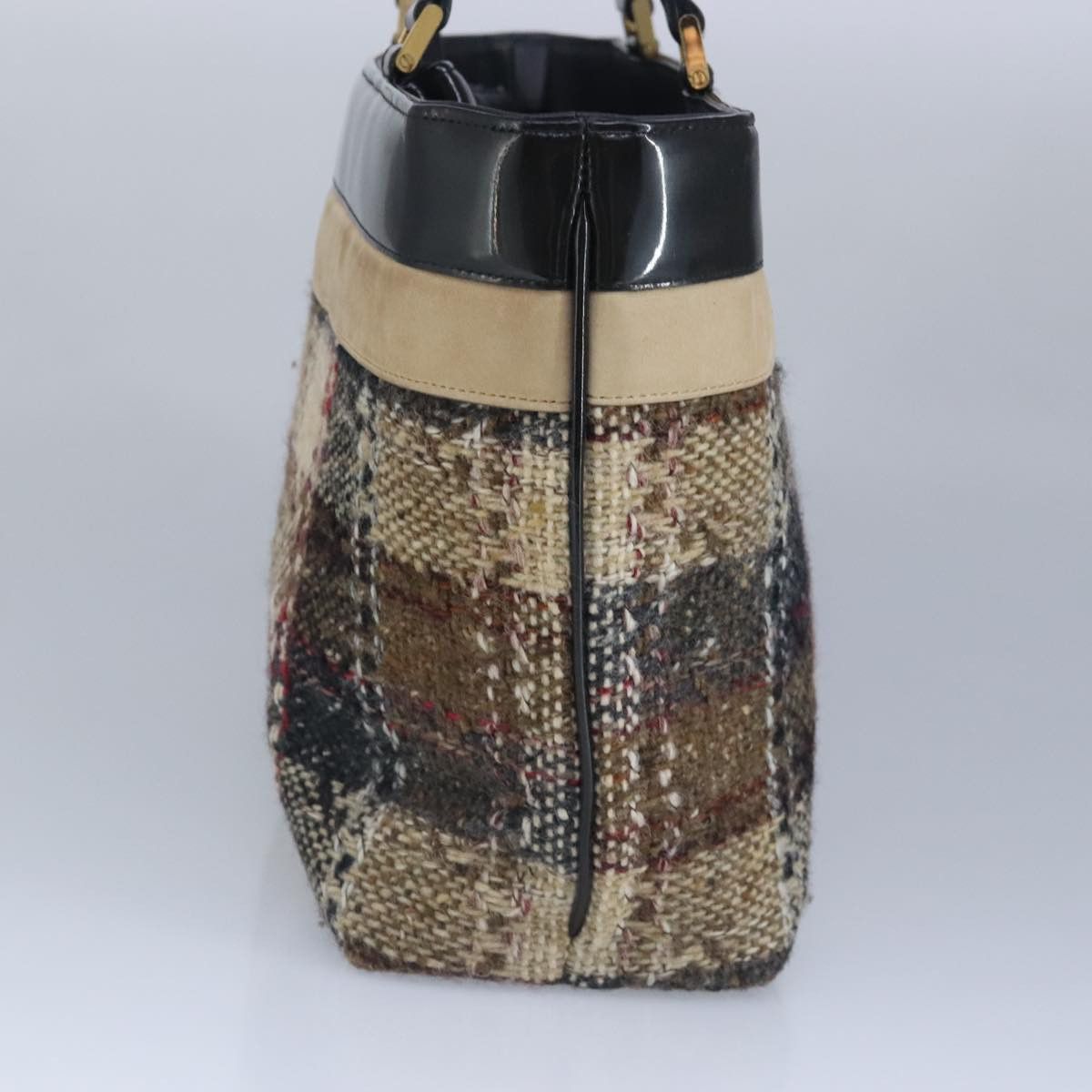 Burberry Multicolour Wool Handbag (Pre-Owned) Size ONE SIZE - 3 Thumbnail