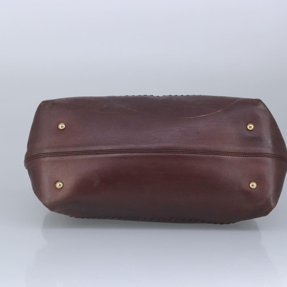 Salvatore Ferragamo Brown Leather Handbag (Pre-Owned) Size ONE SIZE - 18 Thumbnail