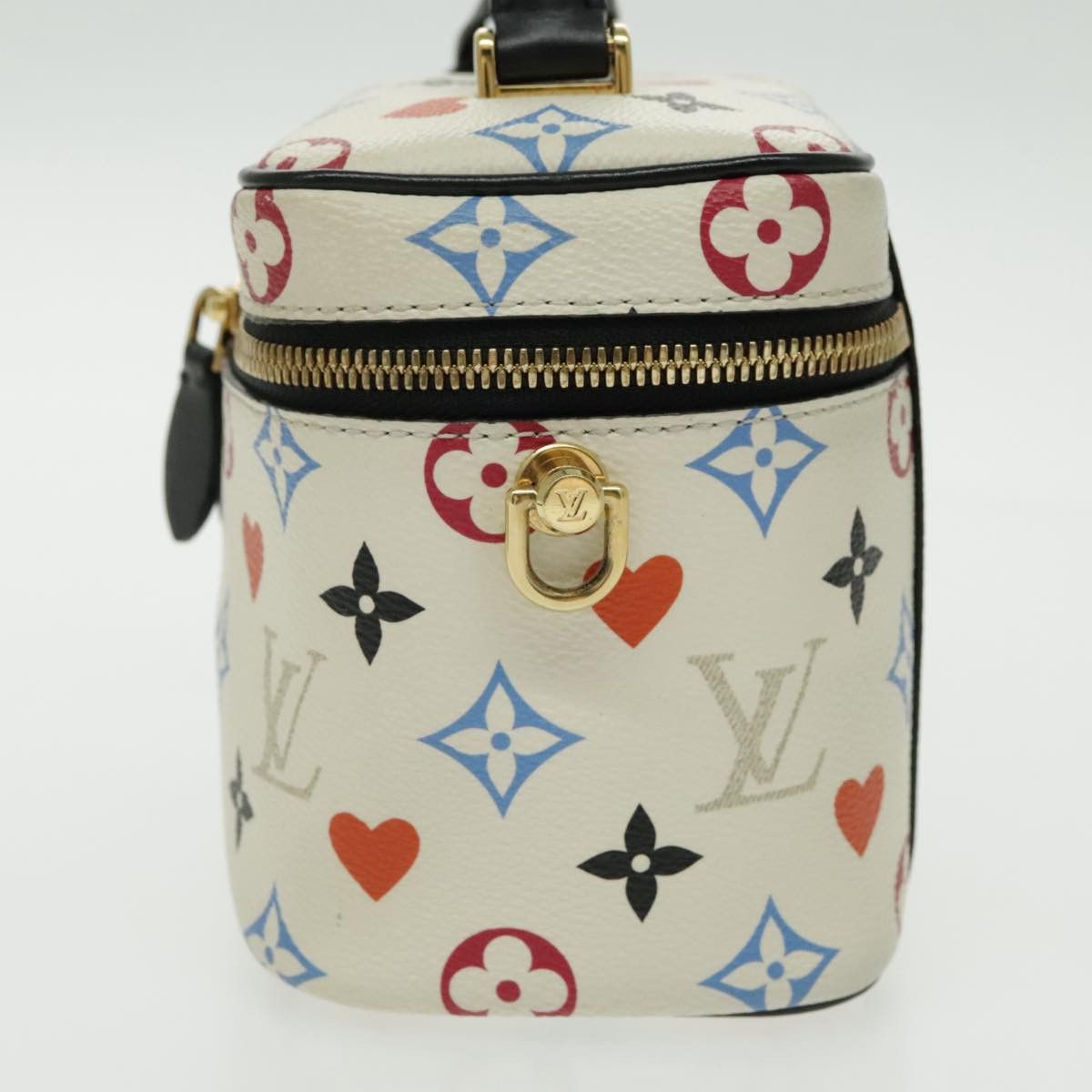 Louis Vuitton Vanity White Canvas Handbag (Pre-Owned) Size ONE SIZE - 4 Thumbnail