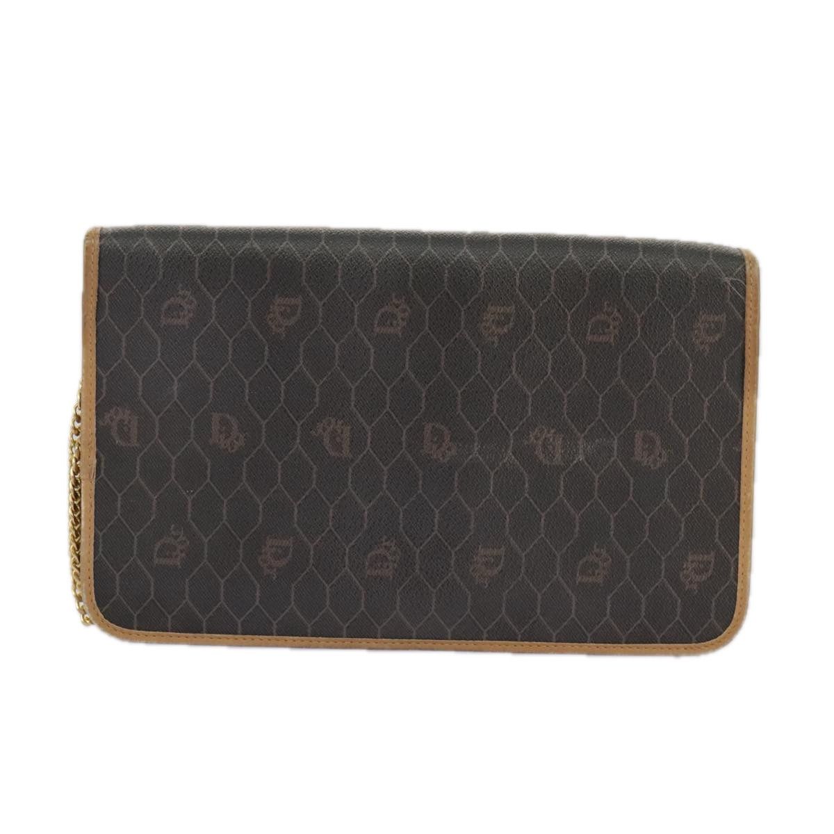 Dior Honeycomb Brown Canvas Shoulder Bag (Pre-Owned) Size ONE SIZE - 2 Thumbnail