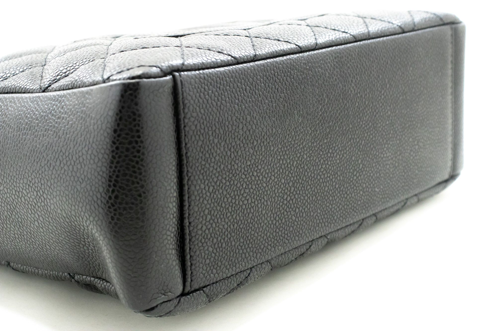 Chanel Black Leather Shoulder Bag (Pre-Owned) Size ONE SIZE - 6 Thumbnail