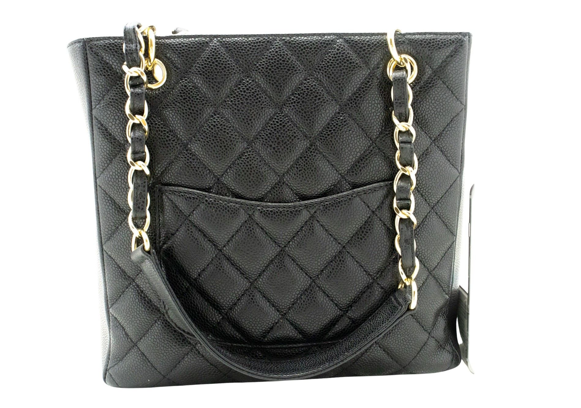 Chanel Black Leather Shoulder Bag (Pre-Owned) Size ONE SIZE - 2 Thumbnail