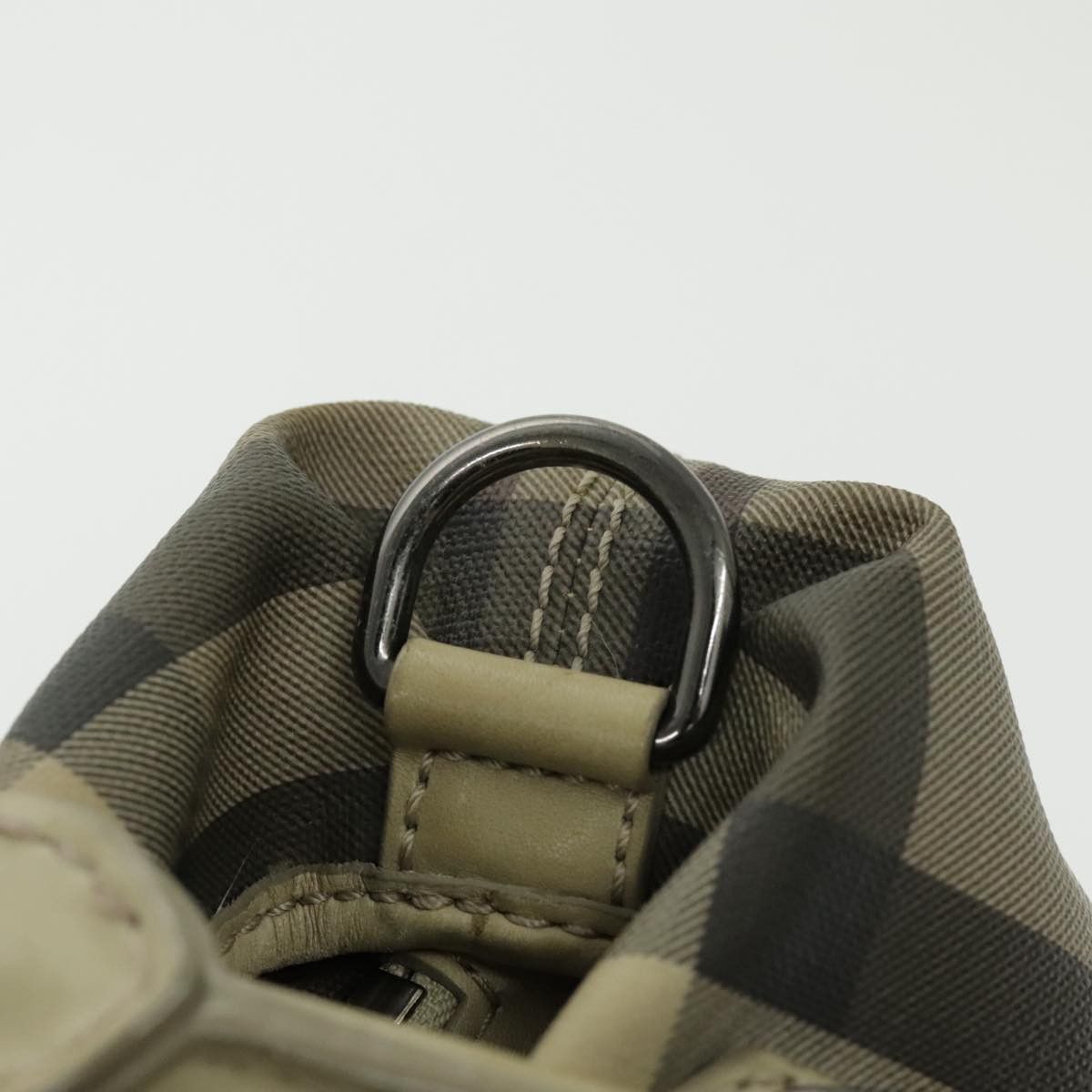Burberry Nova Check Beige Canvas Handbag (Pre-Owned) Size ONE SIZE - 12 Thumbnail