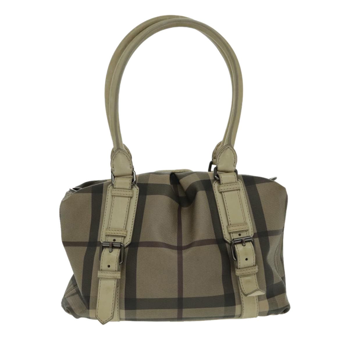 Burberry Nova Check Beige Canvas Handbag (Pre-Owned) Size ONE SIZE - 2 Thumbnail