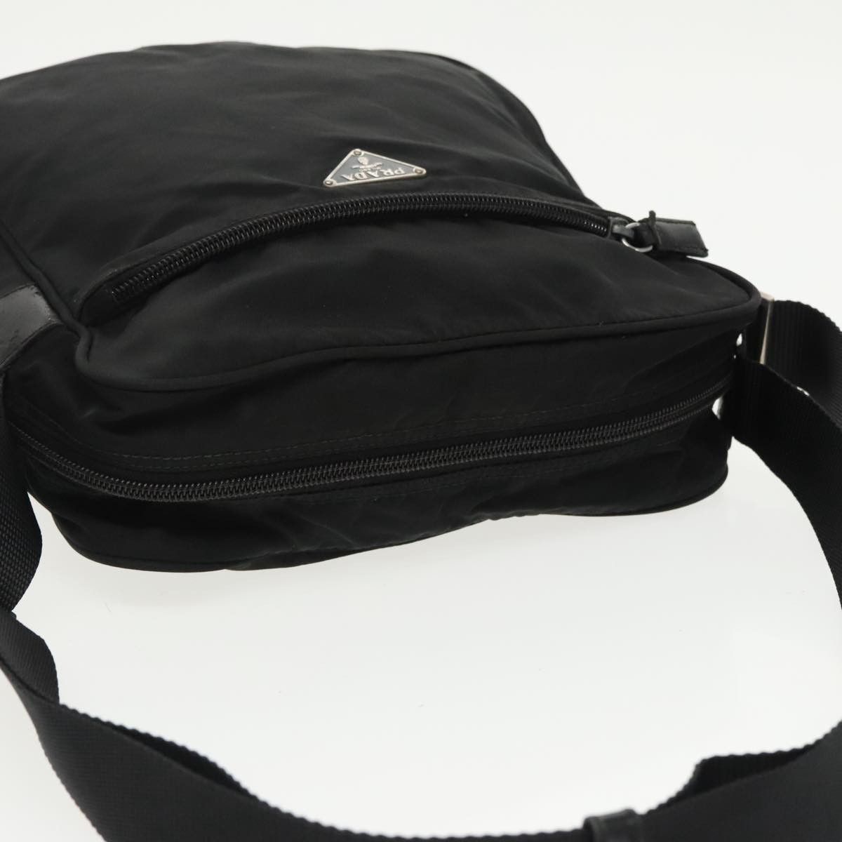 Prada Re-Nylon Black Synthetic Shoulder Bag (Pre-Owned) Size ONE SIZE - 16 Thumbnail