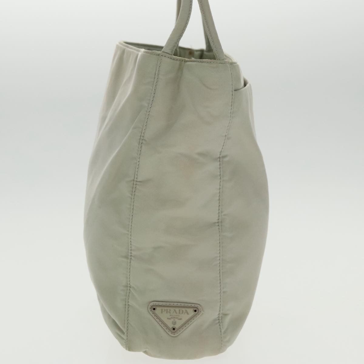 Prada Tessuto Grey Synthetic Tote Bag (Pre-Owned) Size ONE SIZE - 3 Thumbnail