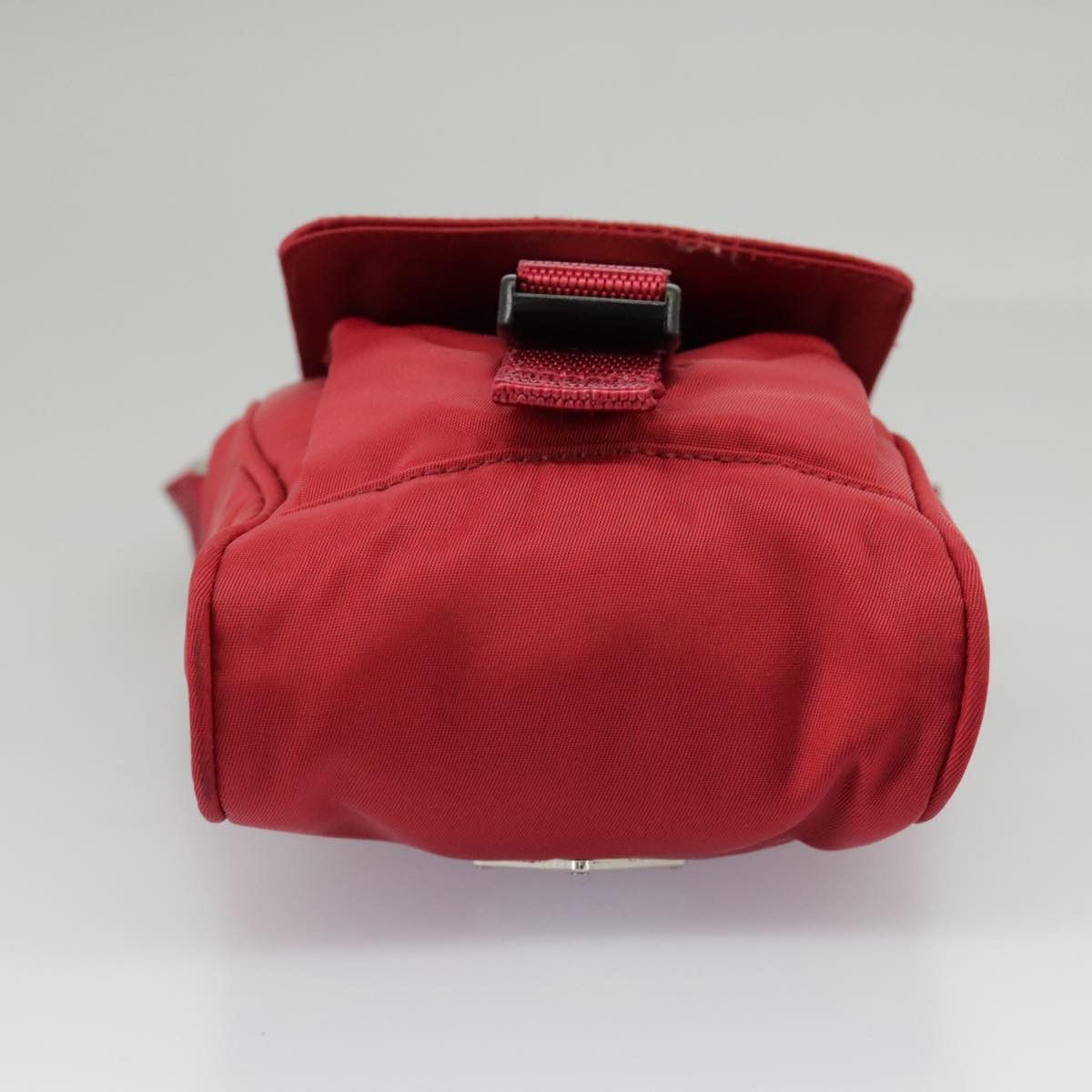 Prada Triangle Logo Red Synthetic Clutch Bag (Pre-Owned) Size ONE SIZE - 9 Thumbnail