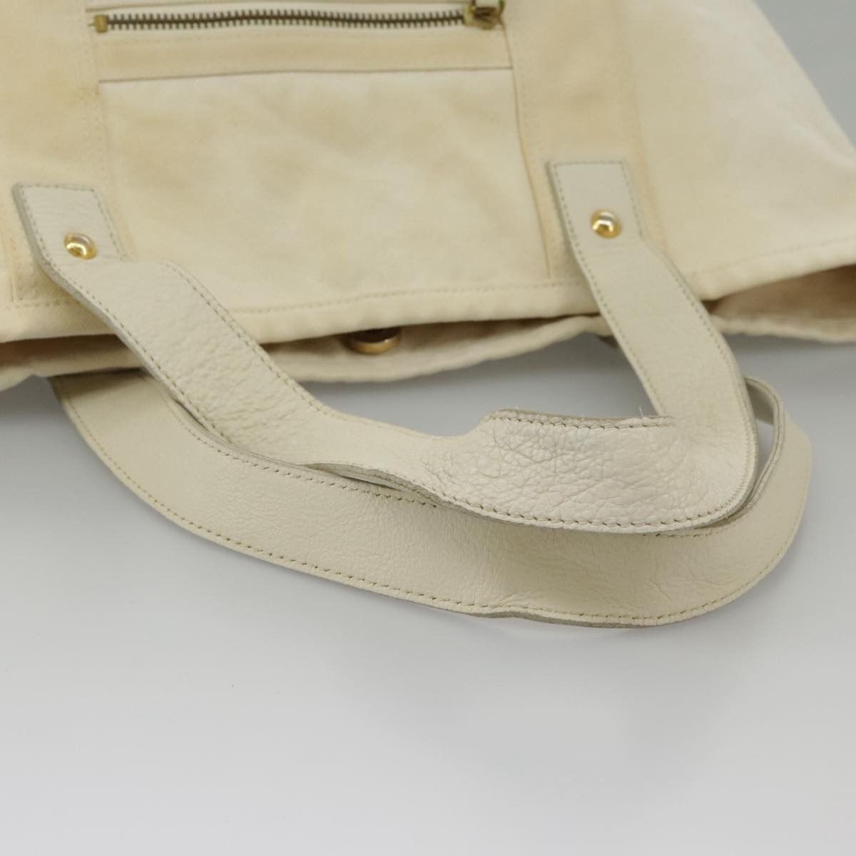 Burberry Blue Label White Canvas Tote Bag (Pre-Owned) Size ONE SIZE - 7 Thumbnail