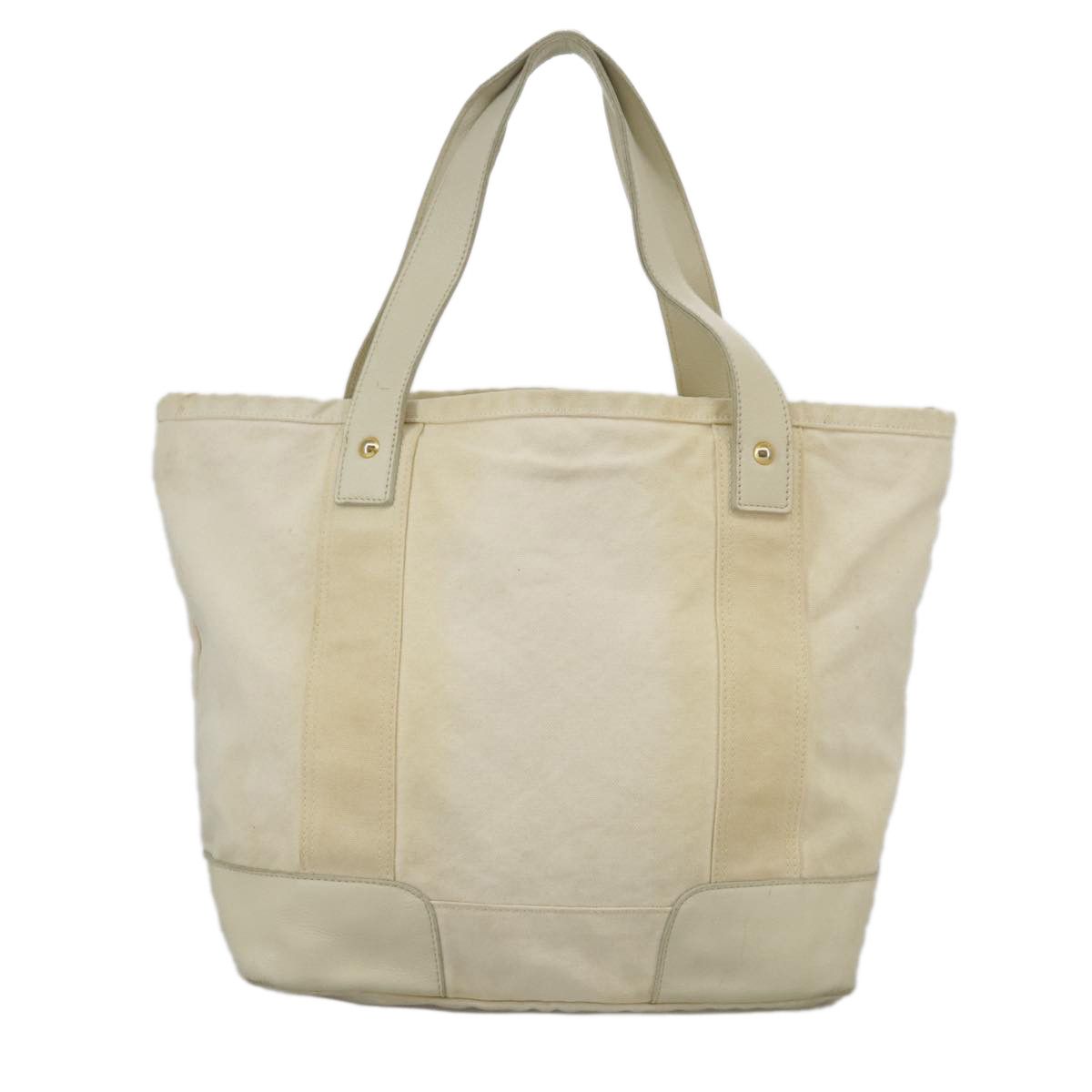 Burberry Blue Label White Canvas Tote Bag (Pre-Owned) Size ONE SIZE - 3 Thumbnail