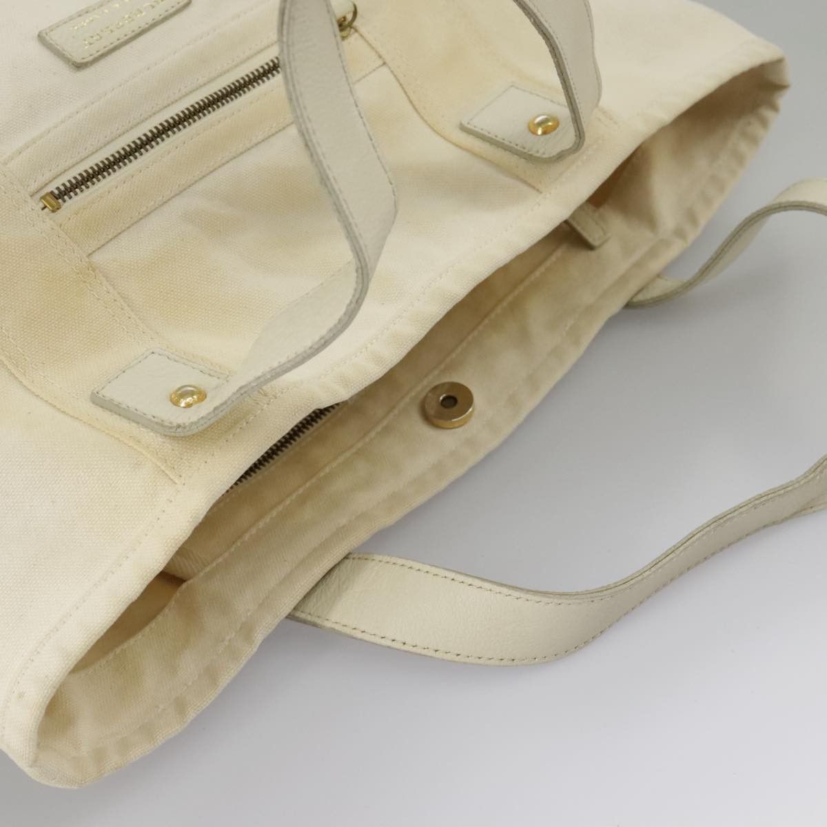 Burberry Blue Label White Canvas Tote Bag (Pre-Owned) Size ONE SIZE - 6 Thumbnail