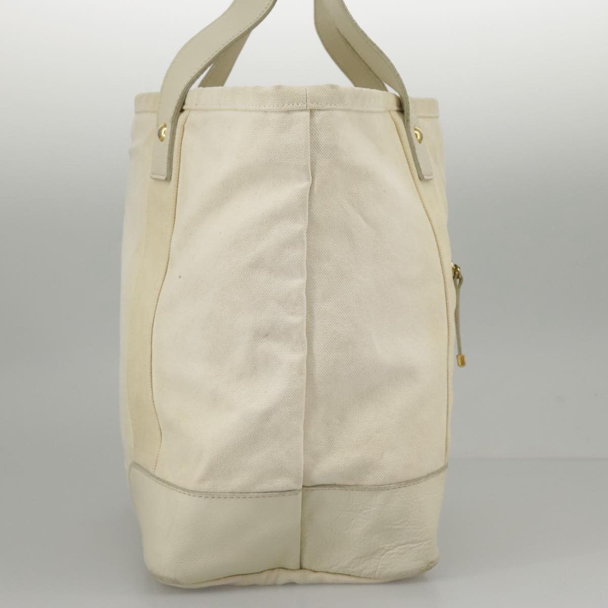 Burberry Blue Label White Canvas Tote Bag (Pre-Owned) Size ONE SIZE - 5 Thumbnail
