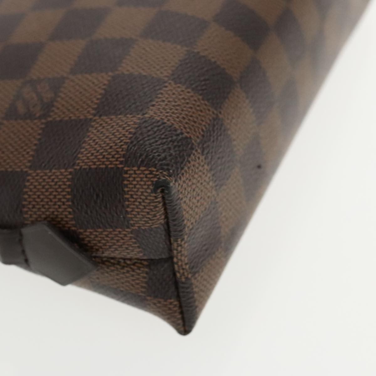 Louis Vuitton Cosmetic Pouch Brown Canvas Clutch Bag (Pre-Owned) Size ONE SIZE - 5 Thumbnail