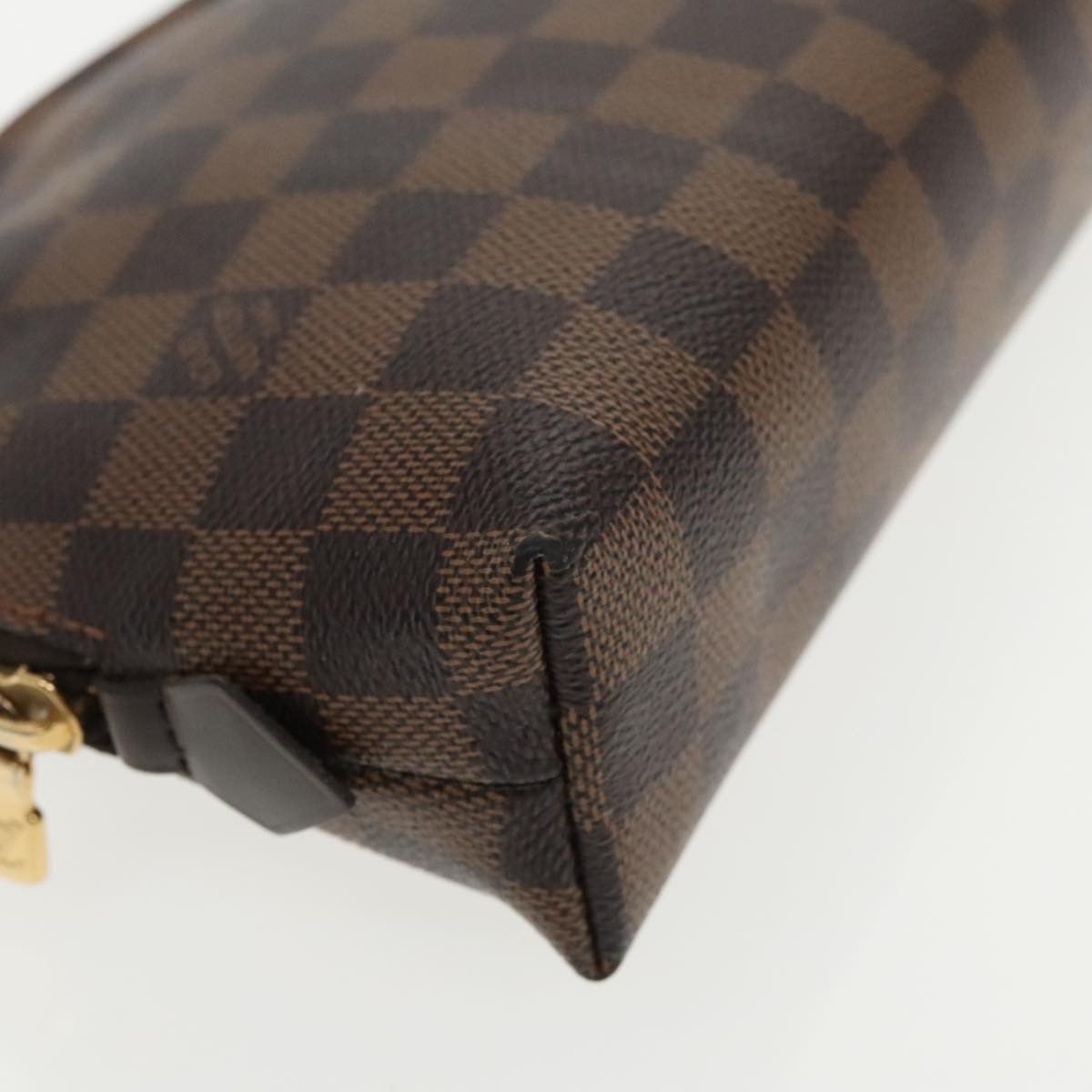 Louis Vuitton Cosmetic Pouch Brown Canvas Clutch Bag (Pre-Owned) Size ONE SIZE - 8 Thumbnail