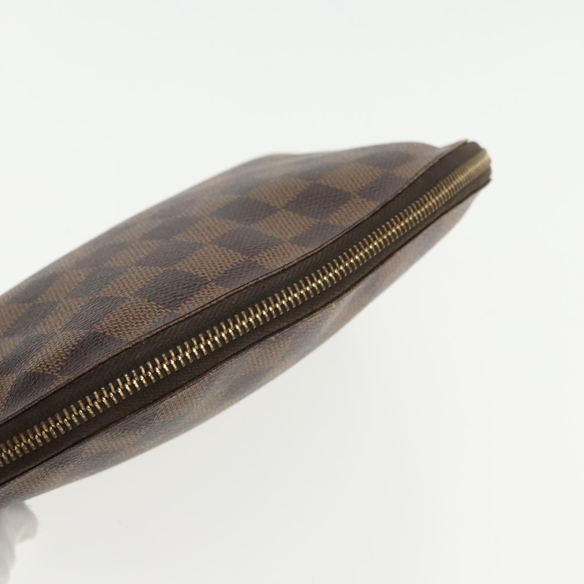 Louis Vuitton Cosmetic Pouch Brown Canvas Clutch Bag (Pre-Owned) Size ONE SIZE - 9 Thumbnail