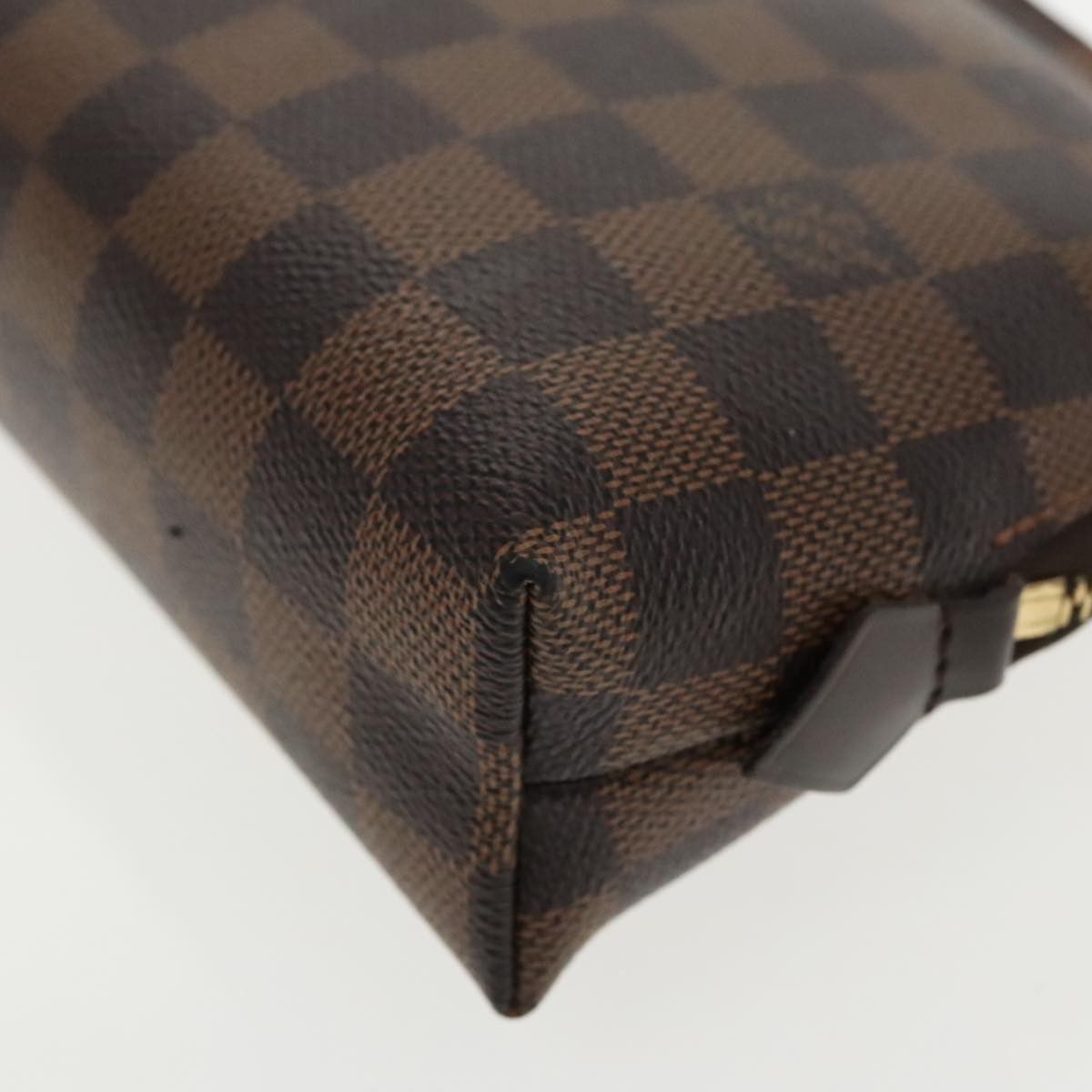 Louis Vuitton Cosmetic Pouch Brown Canvas Clutch Bag (Pre-Owned) Size ONE SIZE - 6 Thumbnail