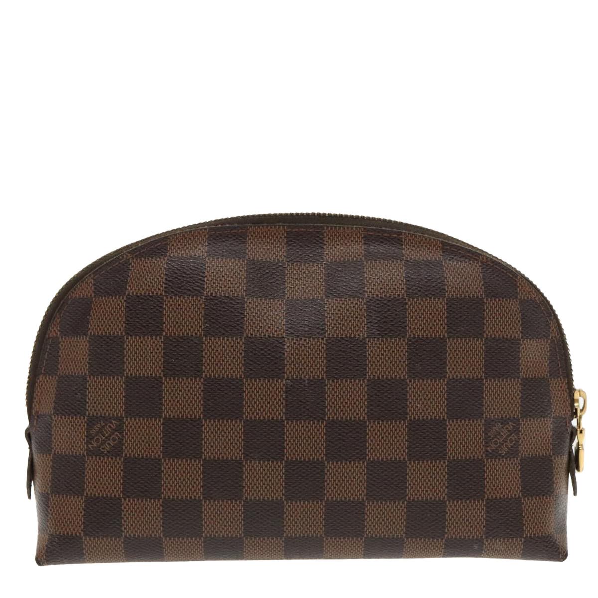 Louis Vuitton Cosmetic Pouch Brown Canvas Clutch Bag (Pre-Owned) Size ONE SIZE - 2 Thumbnail