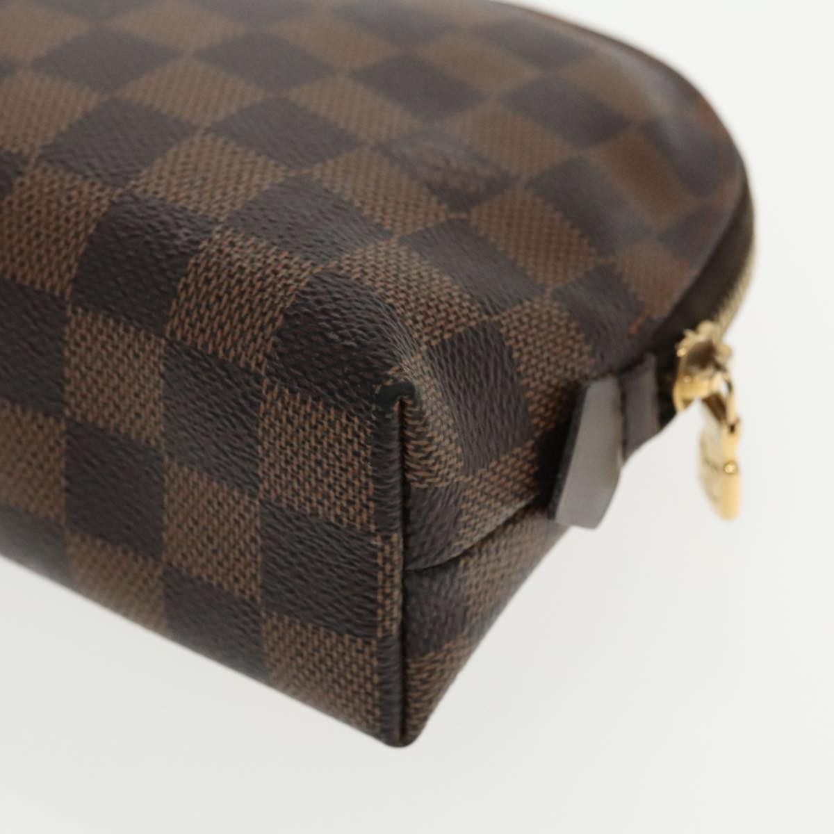 Louis Vuitton Cosmetic Pouch Brown Canvas Clutch Bag (Pre-Owned) Size ONE SIZE - 7 Thumbnail