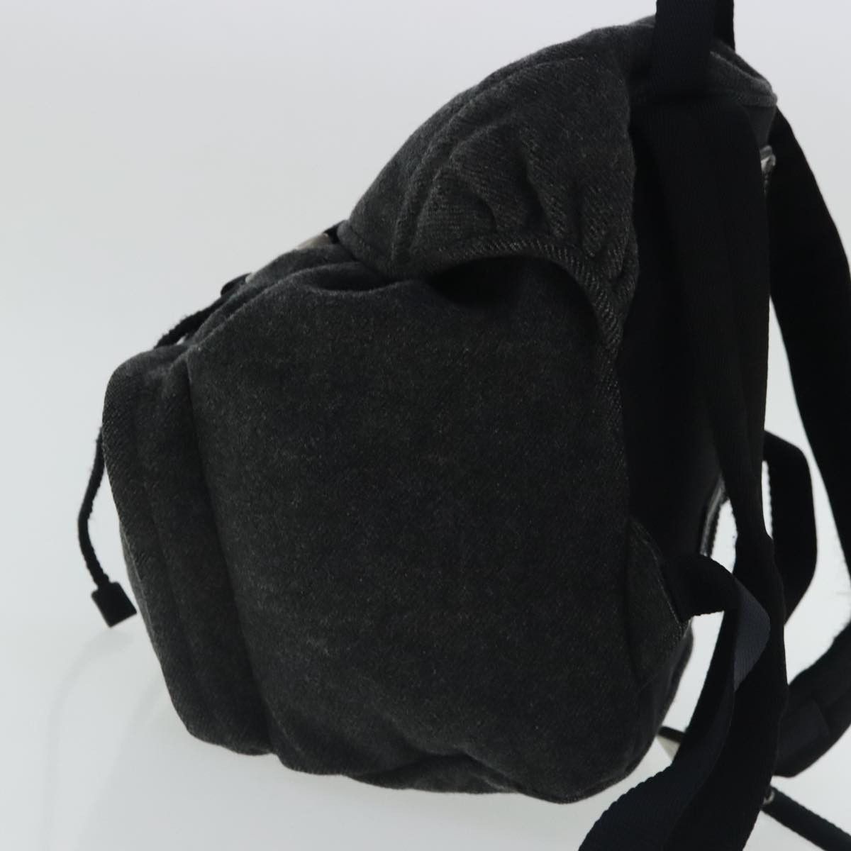 Prada Triangle Logo Green Wool Backpack Bag (Pre-Owned) Size ONE SIZE - 3 Thumbnail