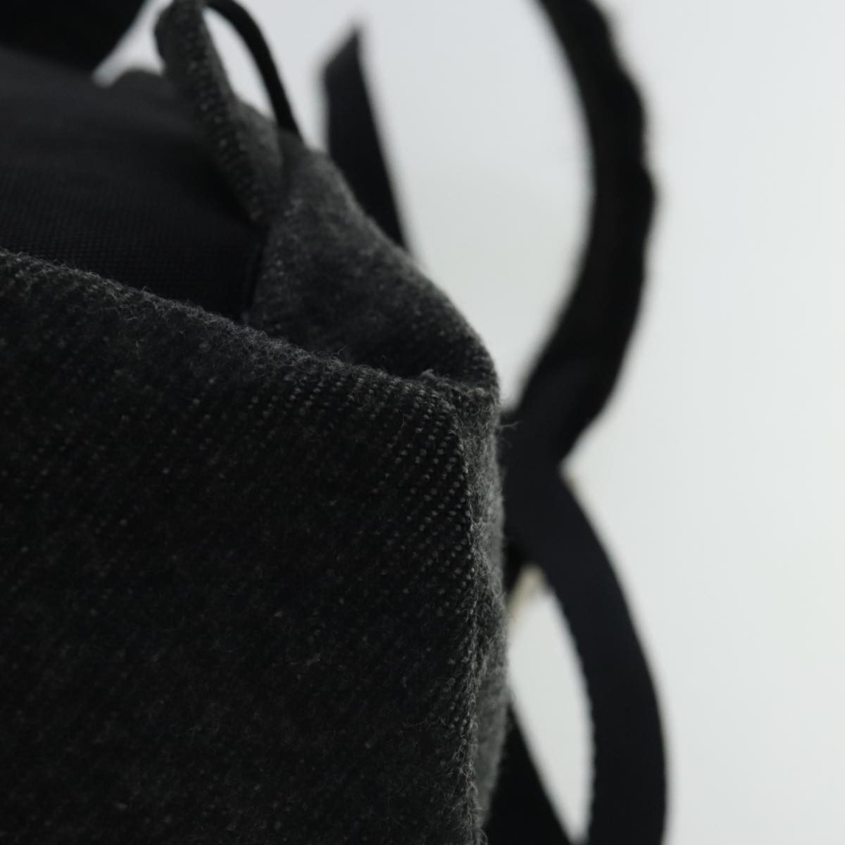Prada Triangle Logo Green Wool Backpack Bag (Pre-Owned) Size ONE SIZE - 10 Thumbnail