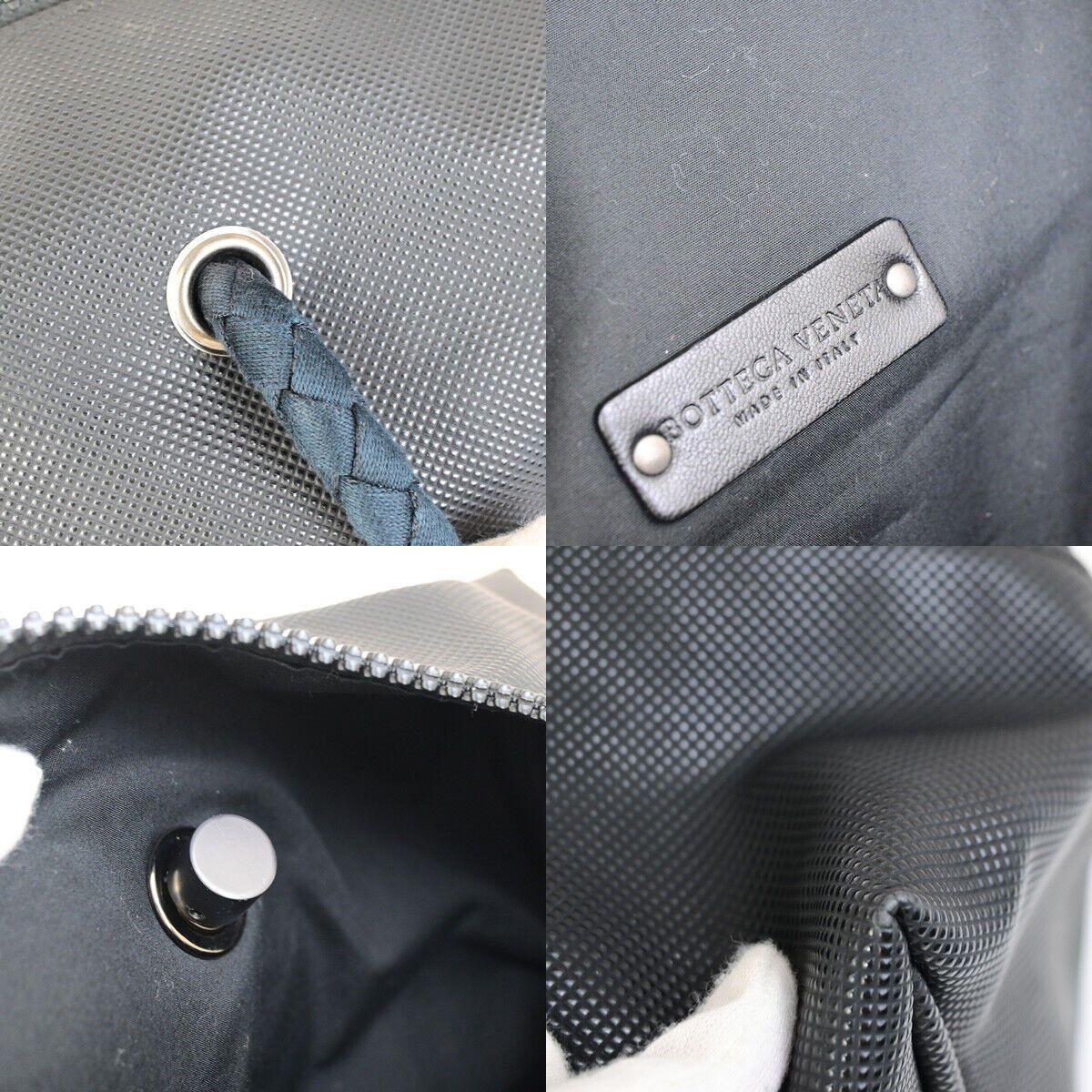 Bottega Veneta Black Leather Handbag (Pre-Owned) Size ONE SIZE - 14 Thumbnail