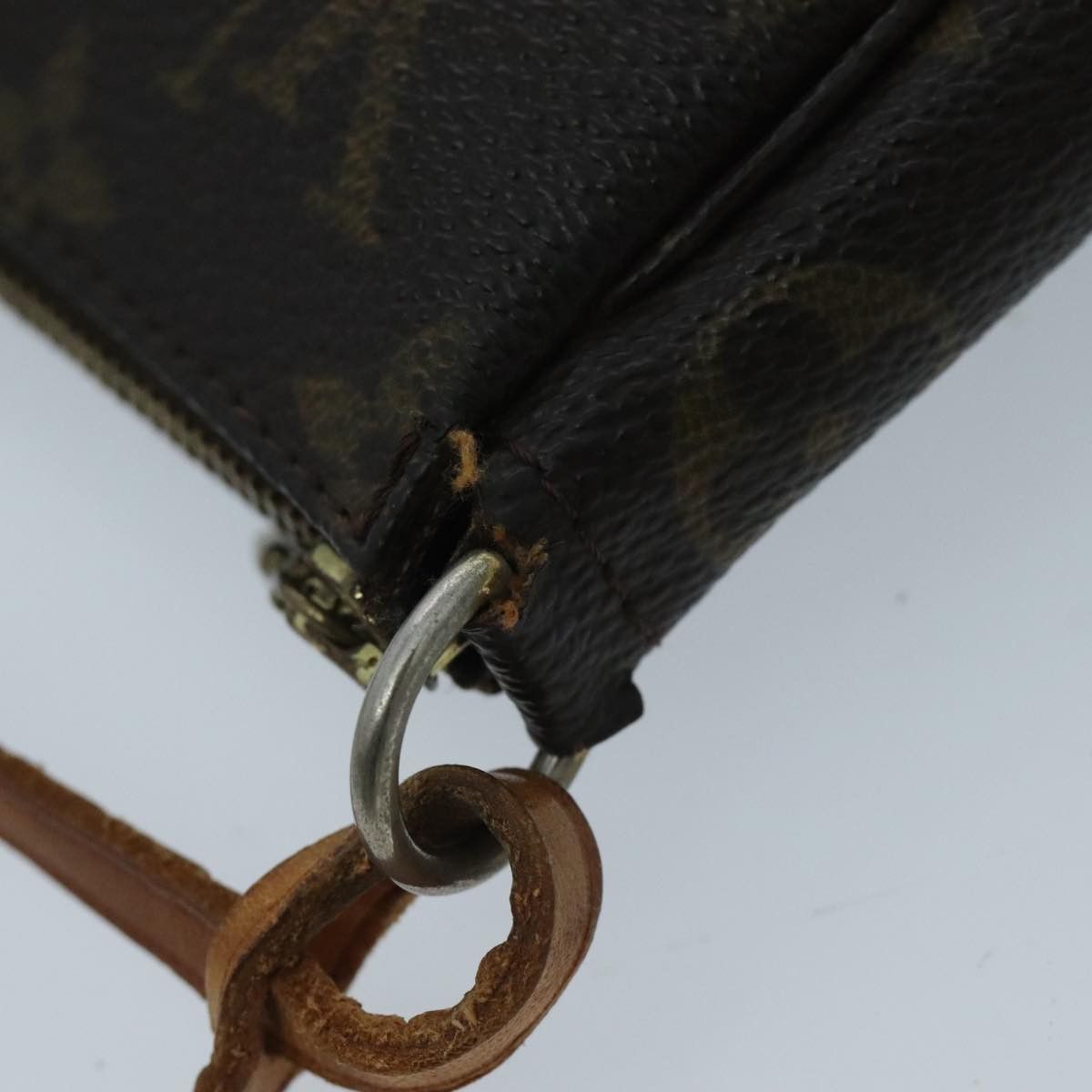 Louis Vuitton Pochette Accessoire Brown Canvas Clutch Bag (Pre-Owned) Size ONE SIZE - 7 Thumbnail