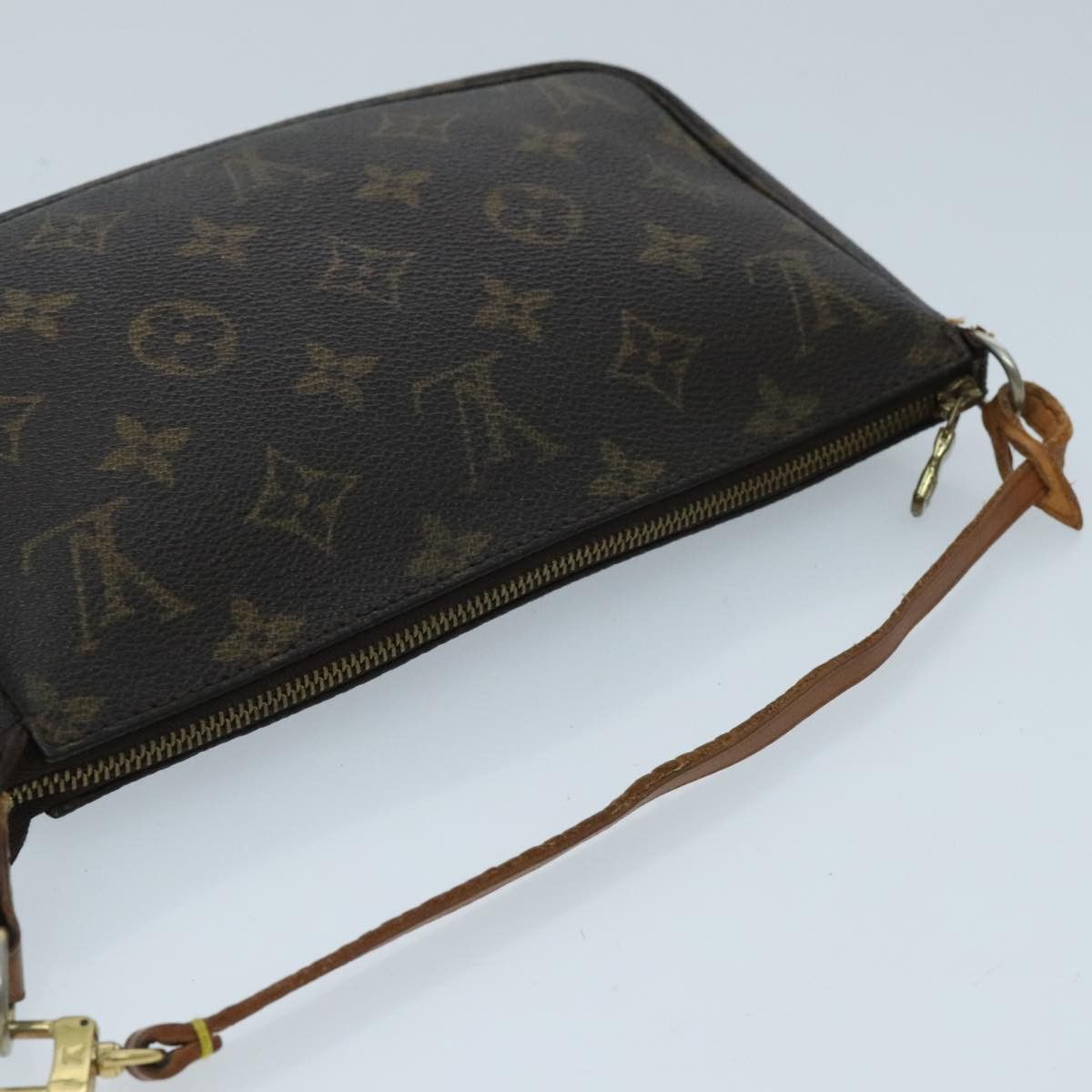 Louis Vuitton Pochette Accessoire Brown Canvas Clutch Bag (Pre-Owned) Size ONE SIZE - 5 Thumbnail