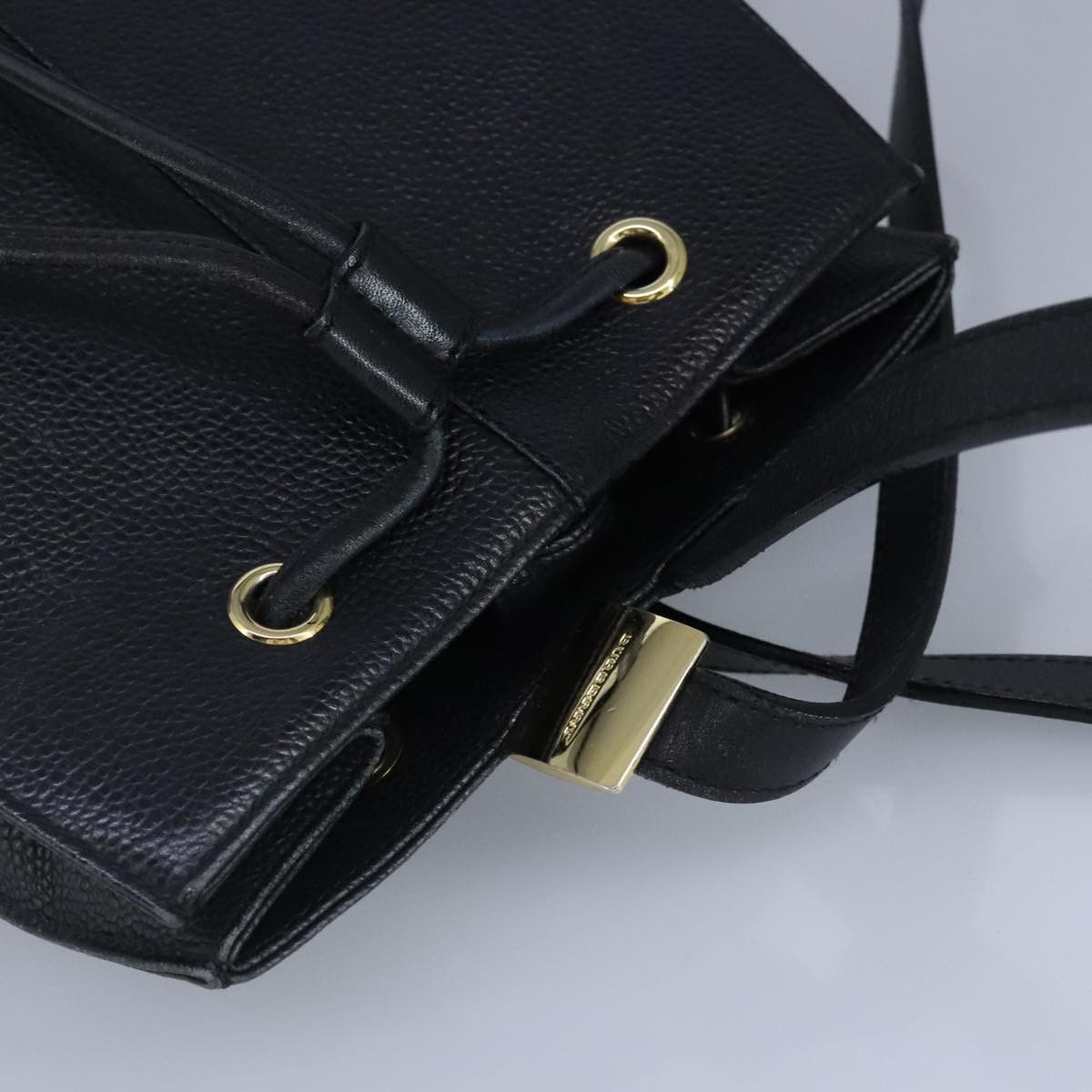 Burberry Black Leather Backpack Bag (Pre-Owned) Size ONE SIZE - 14 Thumbnail