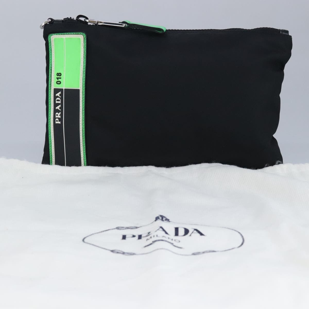 Prada Sports Black Synthetic Clutch Bag (Pre-Owned) Size ONE SIZE - 11 Thumbnail