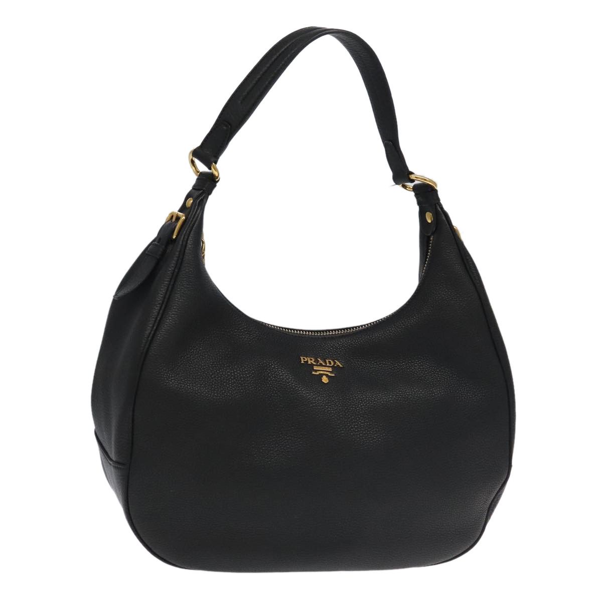 Prada Vitello Black Leather Shoulder Bag (Pre-Owned) Size ONE SIZE - 19 Thumbnail