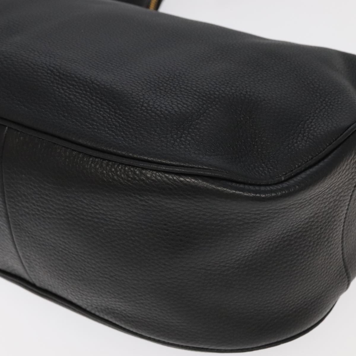 Prada Vitello Black Leather Shoulder Bag (Pre-Owned) Size ONE SIZE - 9 Thumbnail