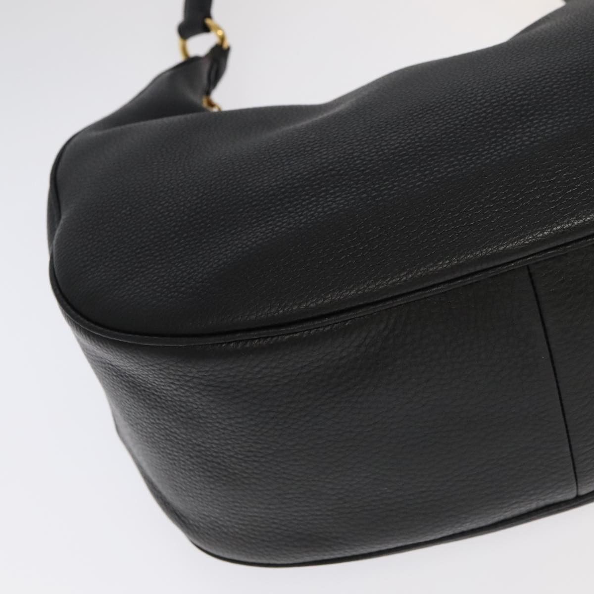 Prada Vitello Black Leather Shoulder Bag (Pre-Owned) Size ONE SIZE - 8 Thumbnail