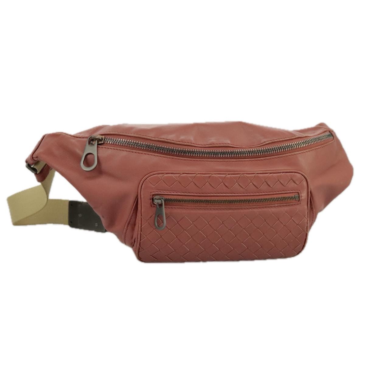 Bottega Veneta Intrecciato Pink Leather Shoulder Bag (Pre-Owned) Size ONE SIZE - 19 Thumbnail