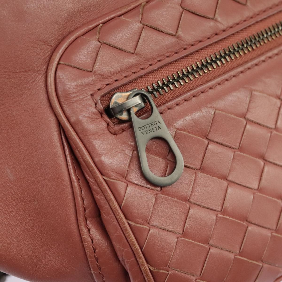 Bottega Veneta Intrecciato Pink Leather Shoulder Bag (Pre-Owned) Size ONE SIZE - 14 Thumbnail