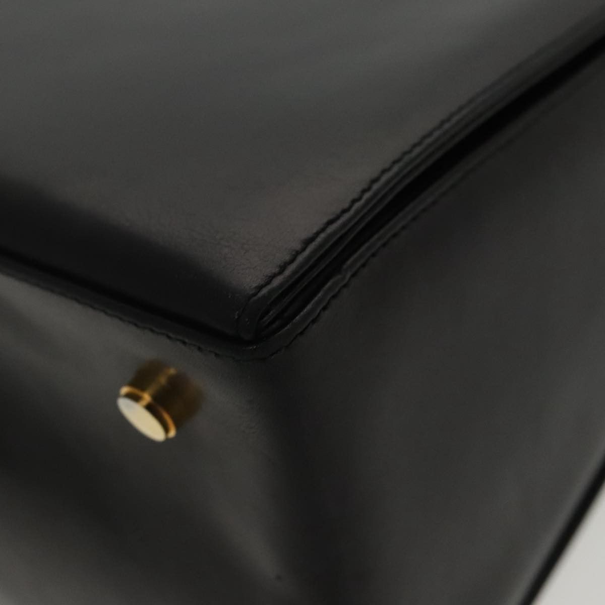 Salvatore Ferragamo Gancini Black Leather Shoulder Bag (Pre-Owned) Size ONE SIZE - 9 Thumbnail