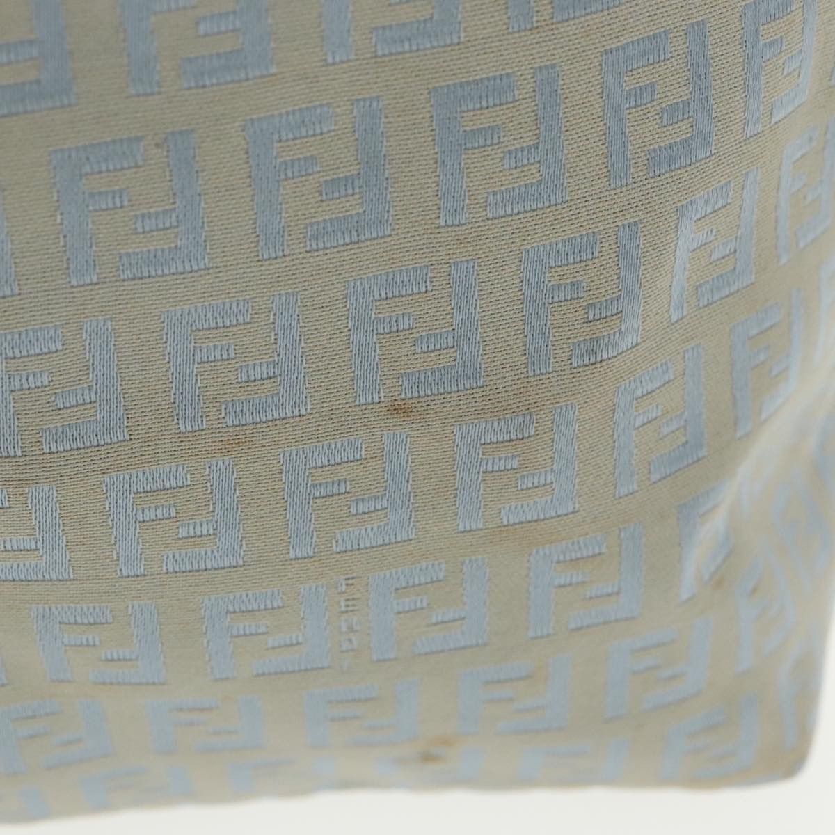 Fendi Zucchino Blue Canvas Tote Bag (Pre-Owned) Size ONE SIZE - 10 Thumbnail