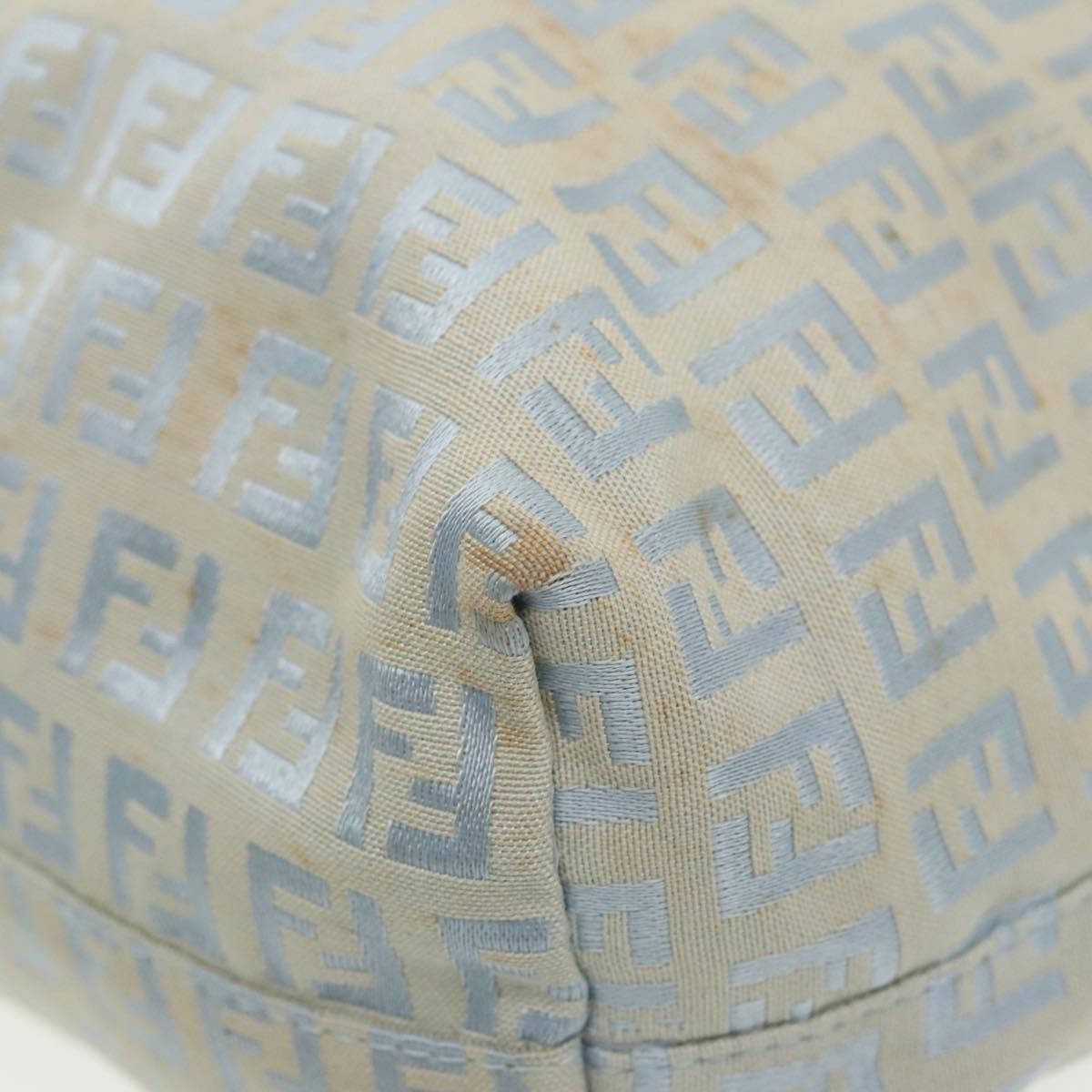 Fendi Zucchino Blue Canvas Tote Bag (Pre-Owned) Size ONE SIZE - 17 Thumbnail
